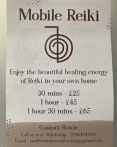 Mobile Reiki in Todmorden & Huddersfield